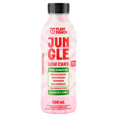 Isotônico Jungle Low Carb Plant Power Sabor Melancia e Limão 500ml