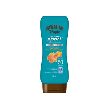 Proteção Solar Hawaiian Tropic Island Sport FPS 50 Alto Desempenho com 240ml
