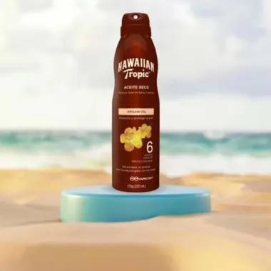 Protetor Solar Spray Hawaiian Argan Oil FPS 6 170g