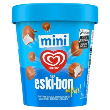 Sorvete Kibon Mini Eskibon no Pote 184g