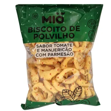 Biscoito de Polvilho Mió Sabor Tomate e Manjericão com Parmesão 80g