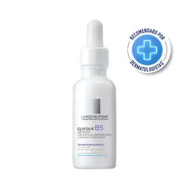 Sérum Glycolic B5 La Roche-Posay Uniformiza, Ilumina e Renova com 30ml