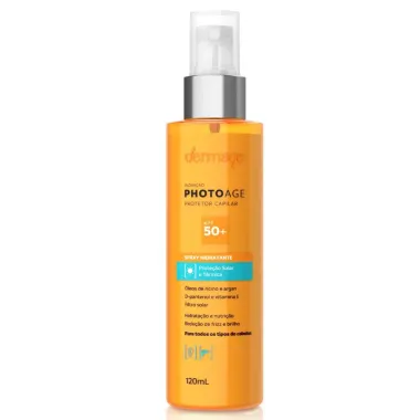 Protetor Photoage Capilar Dermage N50 Spray Hidratante 120ml