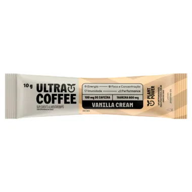 Ultra Coffee Plant Power Sabor Vanilla Cream Sachê 10g