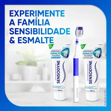 Creme Dental Sensodyne Sensibilidade & Esmalte Branqueador 100g