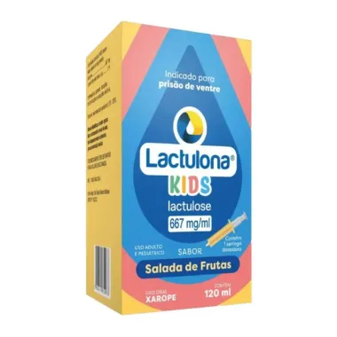 Lactulona Kids Xarope Sabor Salada de Frutas 120ml