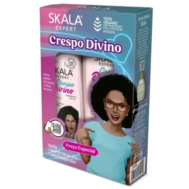 Shampoo 325ml e Condicionador 325ml Skala Expert Crespo Divino