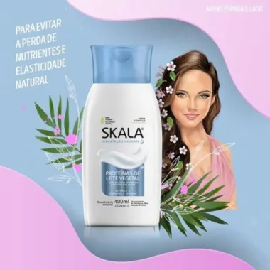 Creme Hidratante Skala Proteínas de Leite Vegetal 400ml