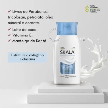 Creme Hidratante Skala Proteínas de Leite Vegetal 400ml