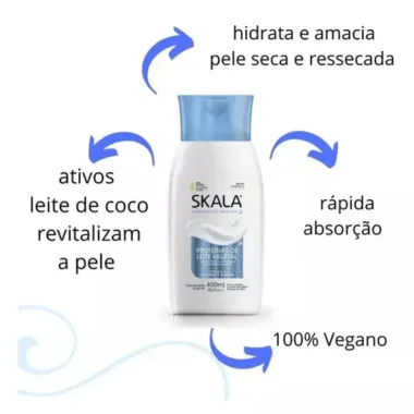 Creme Hidratante Skala Proteínas de Leite Vegetal 400ml