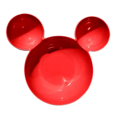 Bowl Tigela Disney Orelha Mickey Vermelha Melamine 1 Unidade