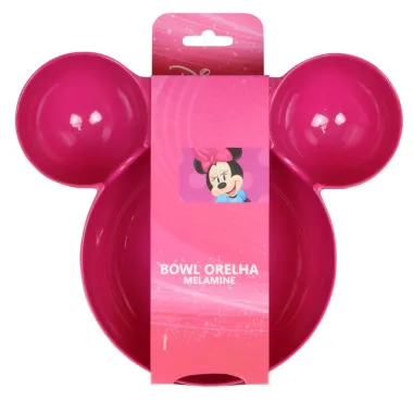 Prato Bowl Disney Minnie Orelha Rosa