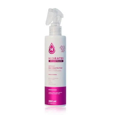 Hidratei Spray Reconstrutor para Reconstrução, Proteção e Antiquebra 250ml