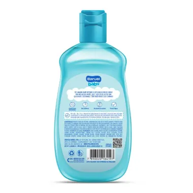 Shampoo Baruel Baby Hipoalergênico para Cabelos Crespos 400ml