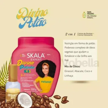 Creme de Tratamento Infantil Skala Expert Kids Divino Potinho 2 em 1 1Kg