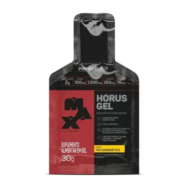 Horus Gel Max Titanium Suplemento Alimentar Tipo Energético 30g