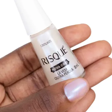 Esmalte Risqué Cintilante Lá vem Outra Pérola 8ml