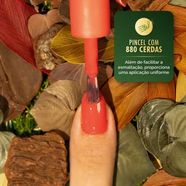 Esmalte Coral Cremoso Risqué Diamond Gel Meu Jardim Mágico Vejo Flores em Mim 9,5ml
