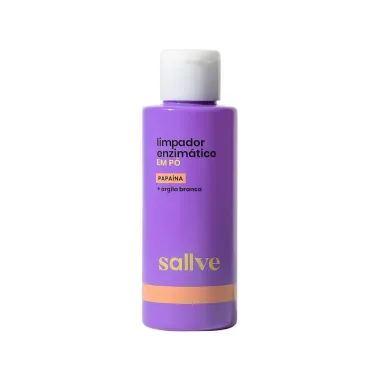 Limpeza Facial Sallve Limpador Enzim&aacute;tico em P&oacute; 30g
