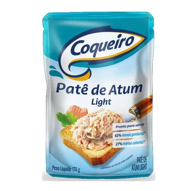 Patê de Atum Coqueiro Light Sachê 170g