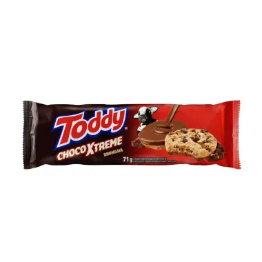 Cookies Toddy ChocoXTreme Sabor Baunilha com Gotas de Chocolate 71g