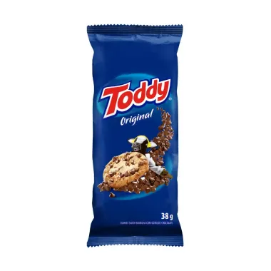 Cookies Toddy Original Sabor Baunilha com Gotas de Chocolate 38g