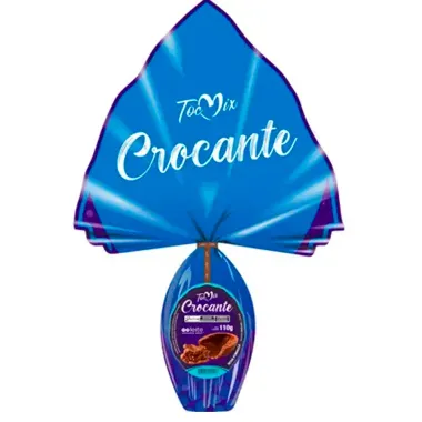 Ovo de P&aacute;scoa Too Mix Crocante ao Leite 110g