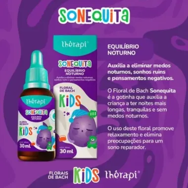 Floral Therapi Kids Sonequita Equilibrio Noturno 30ml