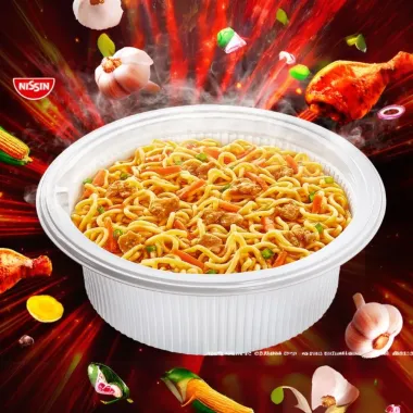 Macarrão Ufo Nissin Yakissoba Sabor Galinha Caipira Original 93g