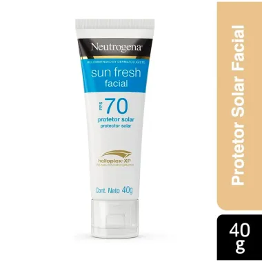 Protetor Solar Facial Neutrogena Sun Fresh FPS 70 40g