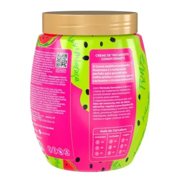 Creme de Tratamento Salon Line 3 em 1 Multy Poderosos Cachos dos Sonhos Melancia e Mix De Óleos 1Kg