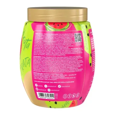 Creme de Tratamento Salon Line 3 em 1 Multy Poderosos Cachos dos Sonhos Melancia e Mix De Óleos 1Kg