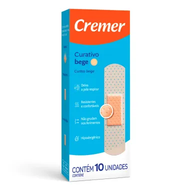 Curativo Cremer Bege com 10 Unidades