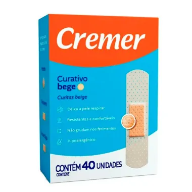 Curativo Cremer Bege com 40 Unidades