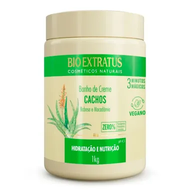 Banho de Creme Bio Extratus Cachos Babosa e Macadâmia 1kg