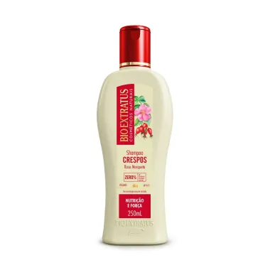 Shampoo Bio Extratus Cabelos Crespos Rosa Mosqueta 250ml