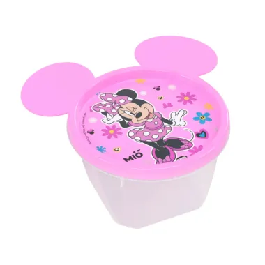 Kit de Potes Mió Disney Minnie Rosa com 3 Unidades