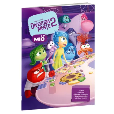 Livro de Atividades Mió Disney Pixar Divertidamente 2