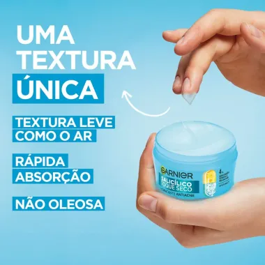 Gel Hidratante Facial Garnier Antiacne Salicílico Toque Seco 85g