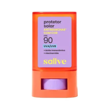 Protetor Solar Sallve Bast&atilde;o com Cor Antimanchas FPS 90 Cor 2 15g