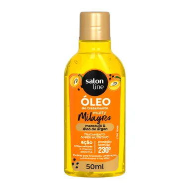 &Oacute;leo de Tratamento Salon Line Multy Milagres Maracuj&aacute; e &Oacute;leo de Argan Super Nutritivo 50ml