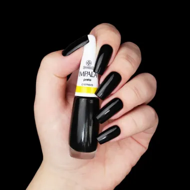 Esmalte Cremoso Impala Cor da Sua Moda Preto