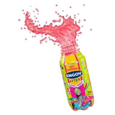 Bebida Engov After Leo Santana Sabor Pink Lemonade 250ml