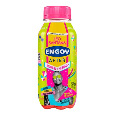 Bebida Engov After Leo Santana Sabor Pink Lemonade 250ml