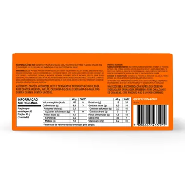 Barra Fitzei Bar 12g de Proteína Paçoca 40g