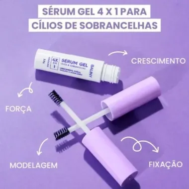 Sérum Gel Bauny Para Cílios e Sobrancelhas 4 em 1 3,5g