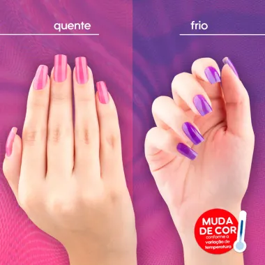Esmalte Impala im Previsível Duo Color Cremoso Cor Tranquila Surtada 7,5ml