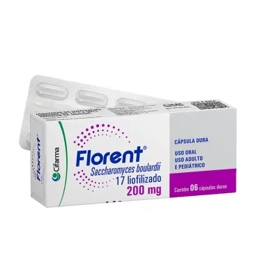 Florent 200mg com 6 Cápsulas Duras