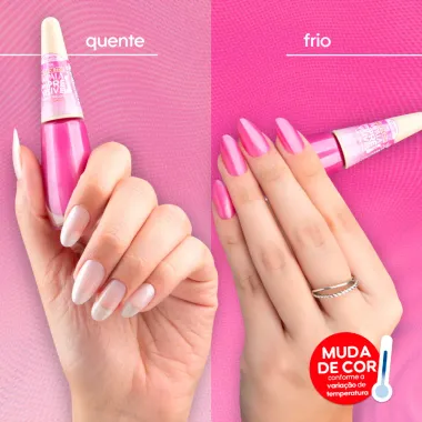 Esmalte Impala im Previsível Duo Color Cremoso Cor Tímida Biscoitera 7,5ml