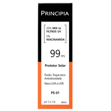 Protetor Solar Facial Principia FPS 99 PS 01 40ml